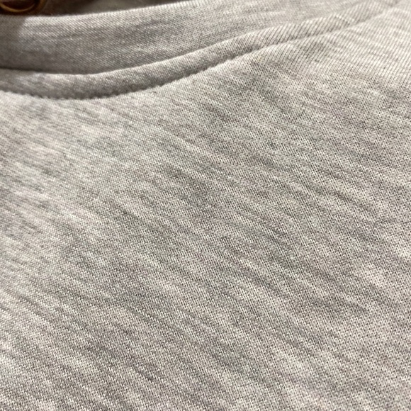 Matilda Jane Gotta Run Tunic Chic Gray Hoodie with Peach Tone Drawstrings Sz 2X - Picture 15 of 17